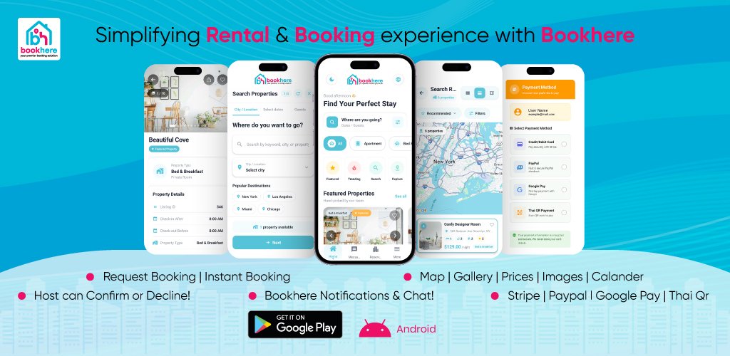 BookHere Mobile App