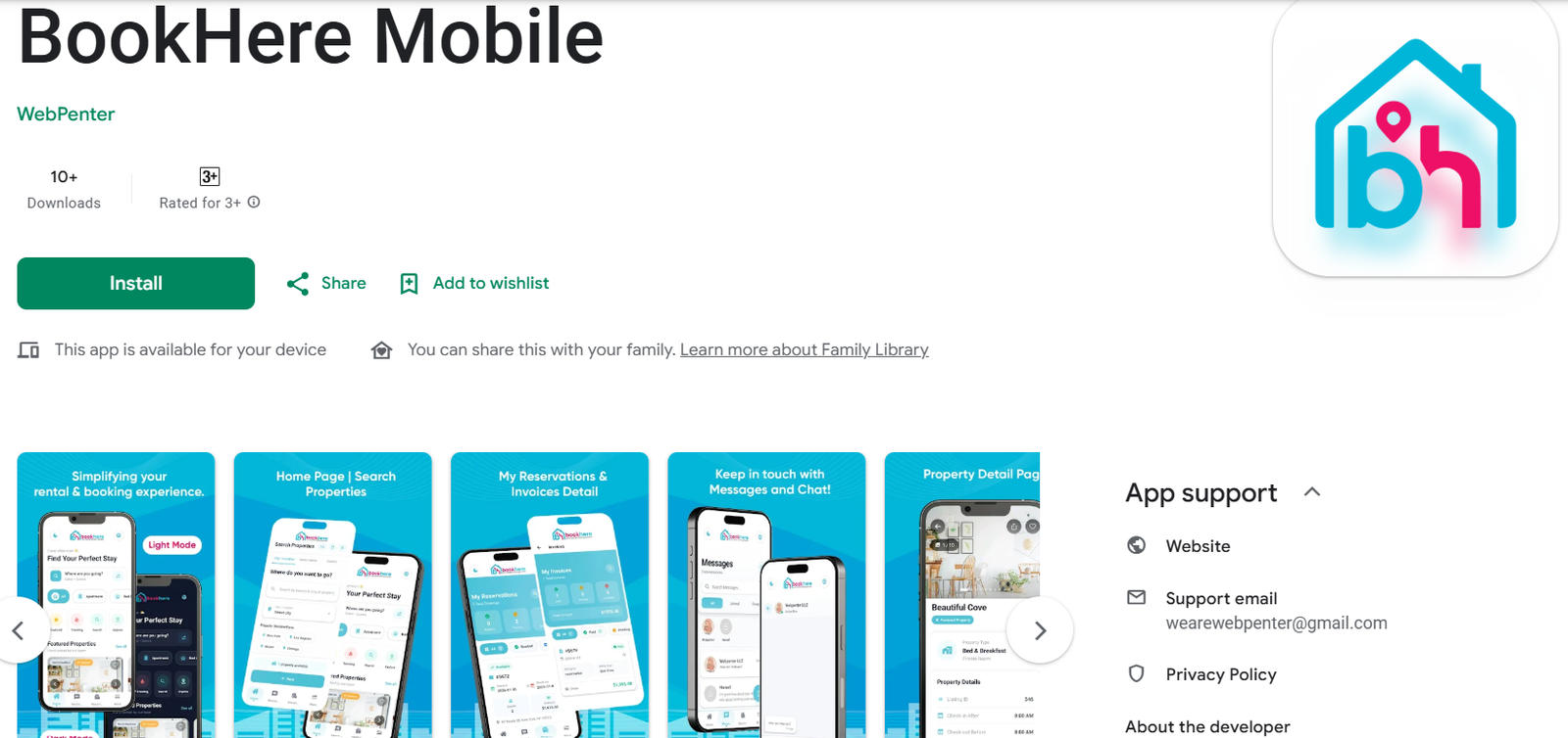 BookHere Mobile App 3