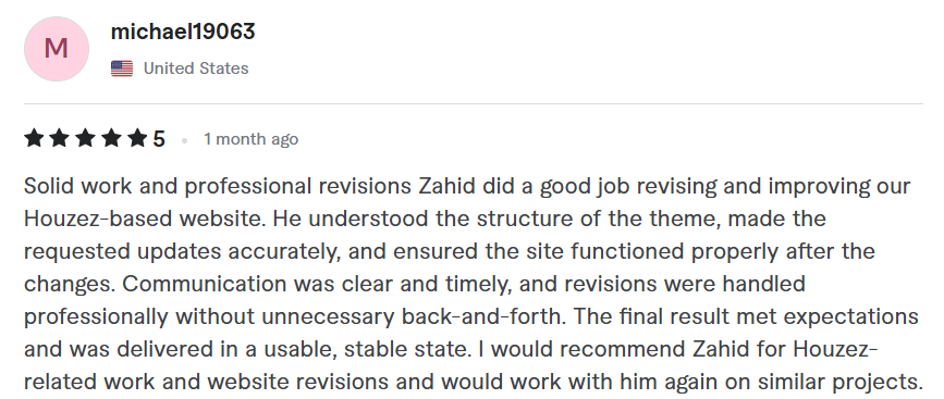 Client review screenshot 1