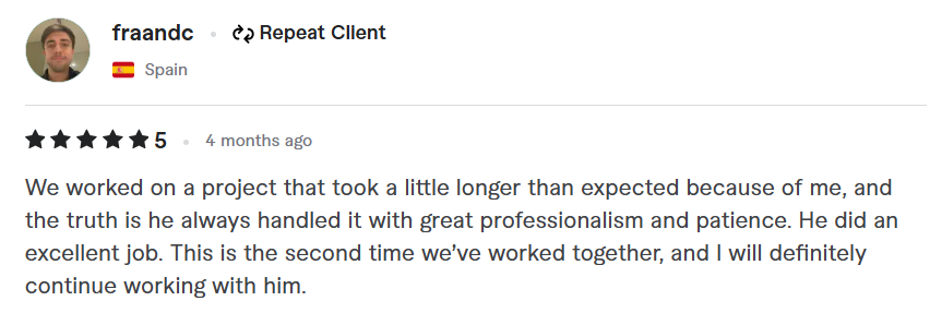 Client review 2