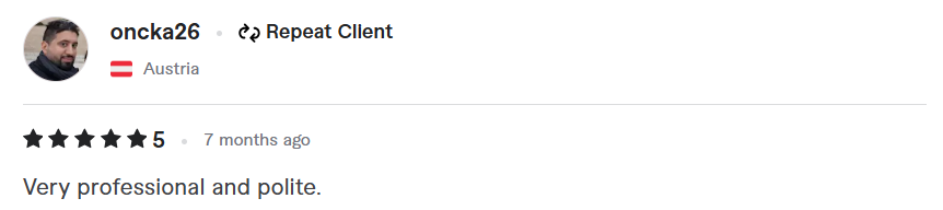 Client review 3