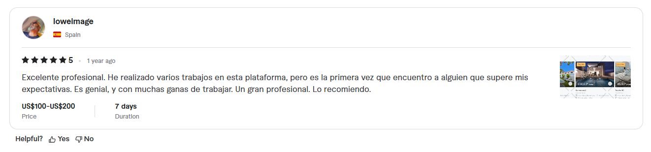 Client review screenshot 5