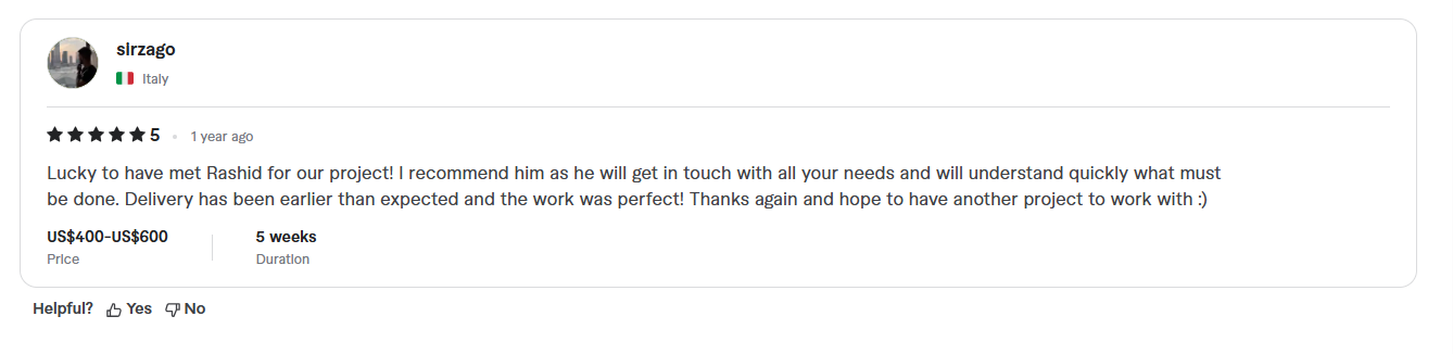Client review screenshot 106