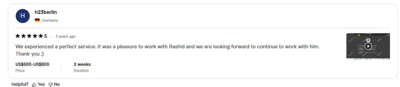Client review screenshot 108